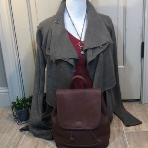 M. London Leather Backpack